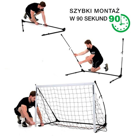 BRAMKA piłkarska QUICKPLAY KICKSTER ELITE SKRZAT 300x100 CM OUTLET