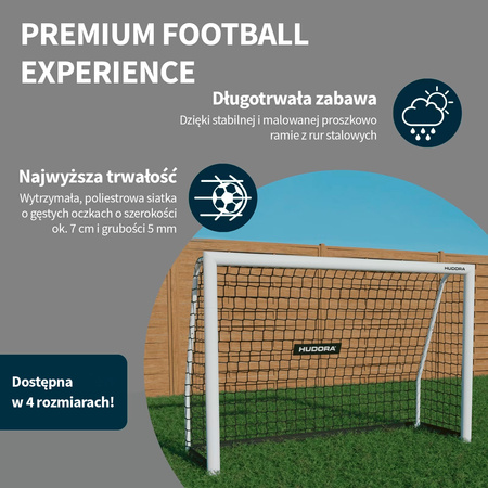 BRAMKA PIŁKARSKA HUDORA ADVANCED 120x80 CM OUTLET