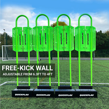 MUR PIŁKARSKI REGULOWANY QUICKPLAY (ZESTAW - 5 X MANEKIN + 5 x PODSTAWA)