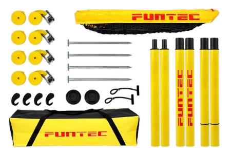 SŁUPKI PRZENOŚNE DO SIATKÓWKI PLAŻOWEJ FUNTEC Beach Champ Set (ZESTAW)