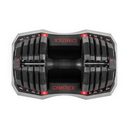 STOJAK + HANTLE GYMSTICK QUICK-LOCK 2 x 22,5 KG