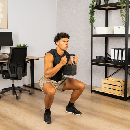 KETTLEBELL REGULOWANY TUNTURI RAPID ADJUSTABLE KETTLEBELL HANDLE - 3,5KG