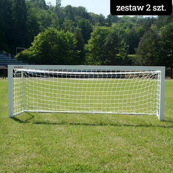 Zestaw przenośnych bramek piłkarskich 300x100 cm SKRZAT z siatkami (kompletny zestaw - 2 szt.)